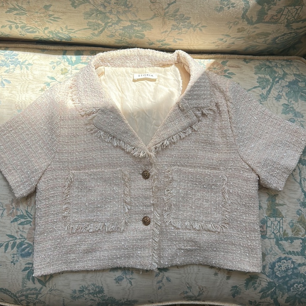Storia-Tweed Cropped Jacket